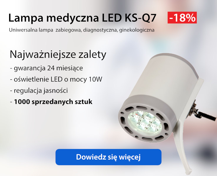 Lampa medyczna 1000 sprzedanych sztuk  