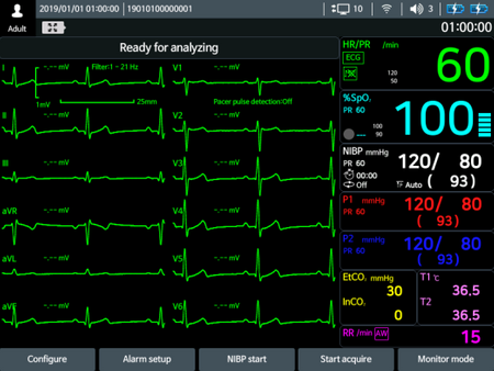 Defibrylator + kardiomonitor defiMASTER ręczny i AED - Advance