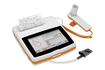 Spirometr Spirolab New + Pulsoksymetr + turbiny jednorazowe