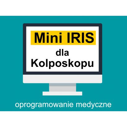 miniIris dla kolposkopu + karta video HDMI + przycisk nożny przewodowy