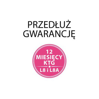 Dodatkowe 12 miesięcy gwarancji do KTG L8/L8A