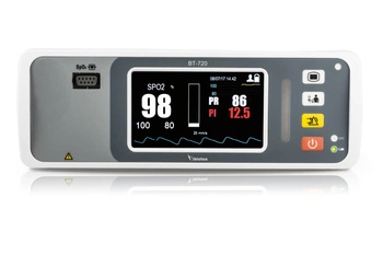 Pulsoksymetr szpitalny/domowy do ciągłego monitoringu SpO2 - BT-720 wersja uniwersalna 3 czujniki