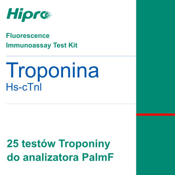 Testy Troponina do Analizatora PalmF - 25 sztuk